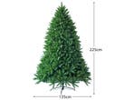 Coast Kunstkerstboom - PVC Naalden - 225 cm - Groen, Verzenden, Nieuw