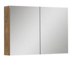 Spiegelkast Cuba 100 x 16 x 72 cm Eiken Spiegelkast, Huis en Inrichting, Badkamer | Badkamermeubels, Verzenden, Nieuw, Spiegelkast