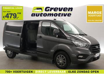 Ford Transit Custom 2.0 TDC L2H1 | DC | 6 Zits | Marge |, Euro 6, Nieuw, Ford, Zilver of Grijs