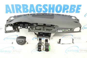 Airbag set Dashboard blauw grijs speaker 4 spaak Audi A6 4G, Gebruikt, Audi