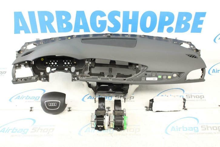 Airbag set Dashboard blauw grijs speaker 4 spaak Audi A6 4G, Auto-onderdelen, Dashboard en Schakelaars, Gebruikt, Audi