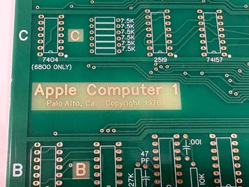 Apple Apple-1 Replica Motherboard – Museum-Quality 1:1 Scale, Nieuw