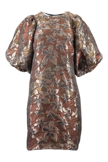 Notre-V Jurk in maat M Brons, Kleding | Dames, Notre-V, Verzenden, Zo goed als nieuw, Overige kleuren