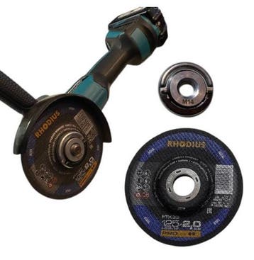 ACTIE Slijptol haakse slijper 18V 125 MM Borstelloos, Verzenden, Nieuw