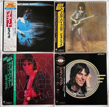Jeff Beck & Related - Jeff Beck – 4 Japanese LP Lot (Live, Nieuw in verpakking