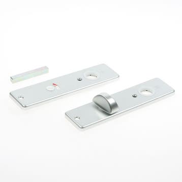 OUTLET Hoppe Kortschild, aluminium 202kp wc8x72 zilver, Ophalen of Verzenden, Nieuw