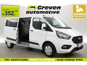 Ford Transit Custom 2.0 TDCI L2H1 | DC | 2800kg Trekgew. |, Euro 6, Wit, Nieuw, Ford