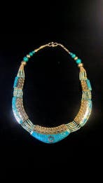 Vintage Halsketting - Hoogte: 45 cm - Breedte: 3 cm- 140 g