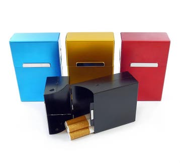 Aluminium sigarettendoosje, Verzenden, Nieuw, Tabaksdoos of Verpakking