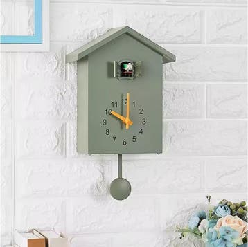 Moderne Koekoek Wandklok 20x25 cm Quartz Vogel Klok Decor, Verzenden, Nieuw