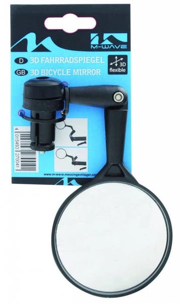M-Wave Spiegel 3D - Verstelbaar - 76mm, Verzenden, Nieuw