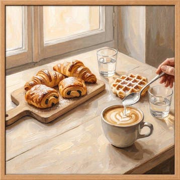 Néo Pablo - A Parisian Breakfast — œuvre unique — Estampe