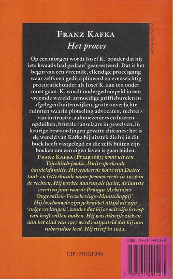 Het proces / Salamander / 8 9789021490083 Franz Kafka, Boeken, Verzenden, Gelezen, Franz Kafka
