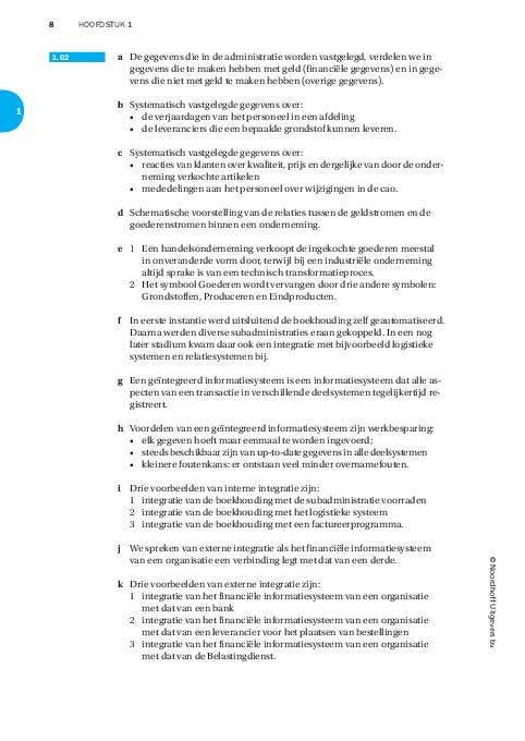 Boekhouden geboekstaafd 1 Uitwerkingen 9789001878474, Boeken, Studieboeken en Cursussen, Zo goed als nieuw, Verzenden