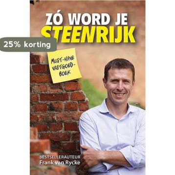 ZÃ³ word je steenrijk - Frank van Rycke 9789995981525, Verzenden, Zo goed als nieuw, Frank van Rycke