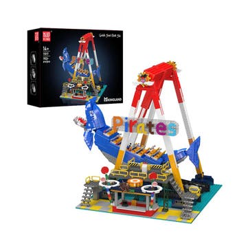 Mould King 11017 Piraten Schip Haai (Modelbouwsets), Verzenden, Nieuw