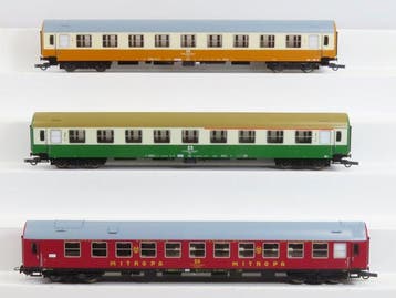 Tillig H0 - 74335/74728/74771 - Modeltrein personenwagen (3), Nieuw