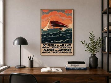 Anonymous - X Fiera di Milano 1929 - Mostra Nautica e