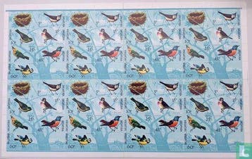 Albanië - Vogels (compeet vel) - 1971, Verzenden, Postfris