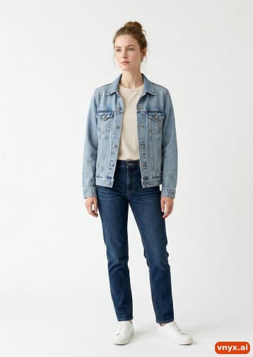 Denim Spijkerjassen Dames maat XS Lichtblauw Vintage, Ophalen of Verzenden, Nieuw
