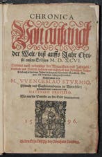 Wenceslaus Sturm - Chronica Von anfangk der Welt biß auffs