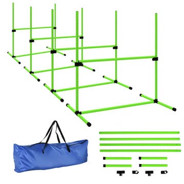 Agility Set Honden 4-delige In Hoogte Verstelbare Agility-ui, Verzenden, Nieuw