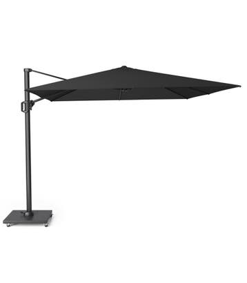 Challenger T1 premium zweefparasol 300x300 cm faded black, Ophalen of Verzenden, Nieuw