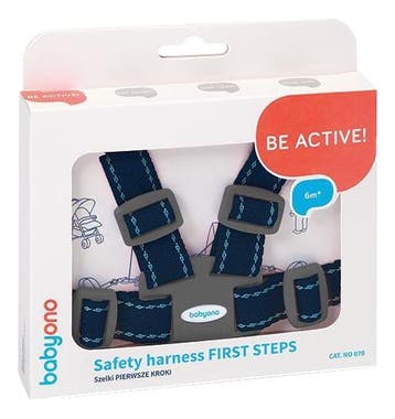 Baby Ono First Steps Blauw Kinderstoel Tuigje met Looplijn, Verzenden, Nieuw
