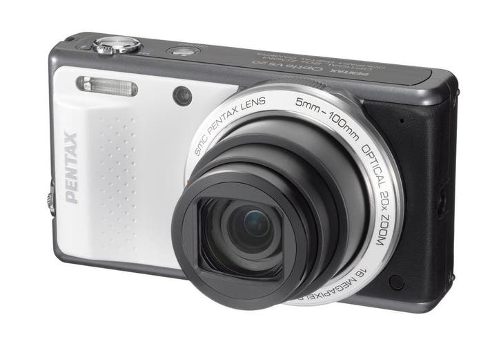 Pentax Optio VS20 Digitale Compact Camera - Wit (In doos), Audio, Tv en Foto, Fotocamera's Digitaal, Zo goed als nieuw, Verzenden