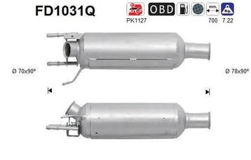 Roetfilter Citroen C-crosser, Mitsubishi Outlander, Peugeot, Nieuw