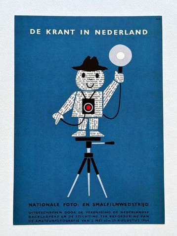 Dick Bruna (1927–2017) - De krant in Holland - Nationale