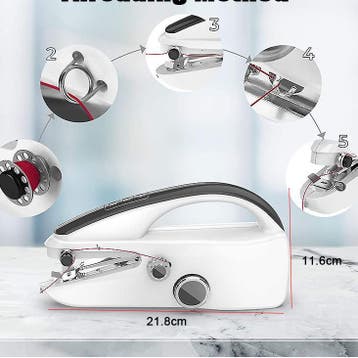 Draagbare Mini Naaimachine – Handheld 2 Snelheden, Verzenden, Nieuw