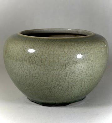 Wierookvat - Porselein - wierookvat, aardewerk met barstend, Antiek en Kunst