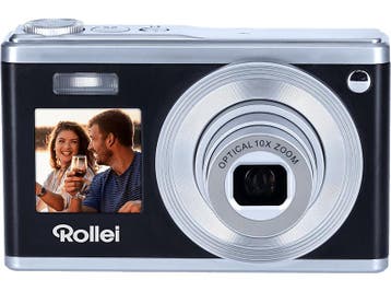 Rollei -  Rollei -  Compactline 10x Compactcamera  - Zwart, Verzenden, Compact, Nieuw, Overige Merken