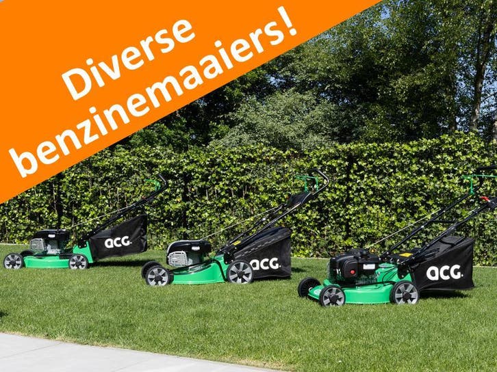 BENZINEGRASMAAIER / Maaier- Krachtige benzinemaaiers! ACTIE!, Tuin en Terras, Grasmaaiers, Cirkelmaaier, 50 cm of meer, Mulchfunctie