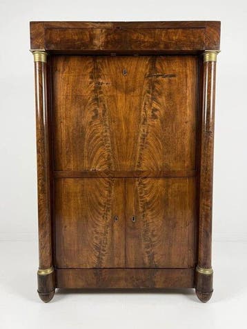 Secretaire - Mahonie, hard hout
