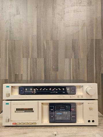 Sansui - T-505 Tuner & D-55M Cassette Deck Hifi-set, Nieuw