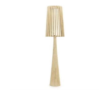 Vloerlamp Guard mangohout - Naturel | BY-BOO, Huis en Inrichting, Lampen | Vloerlampen, Ophalen of Verzenden, Nieuw