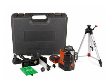Veiling - Levelfix cone/kruislijnlaser groen set met statief, Nieuw