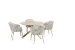 Taste by 4 Seasons Eva tuinset latte met Prado tafel met, Tuin en Terras, Tuinsets en Loungesets, Ophalen of Verzenden, Nieuw
