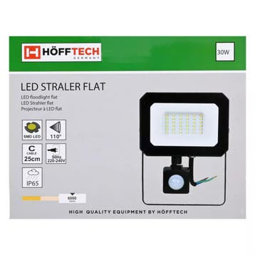 Benson LED straler flat 30 W + sensor - 6000 K - 140x 190..., Ophalen of Verzenden, Nieuw