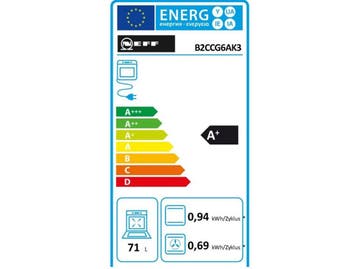 Neff B2CCG6AK3 - Inbouw oven - Pyrolyse - A+, Verzenden, Zo goed als nieuw
