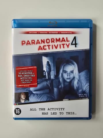 PARANORMAL ACTIVITY 4 (BLURAY), Verzenden, Gebruikt