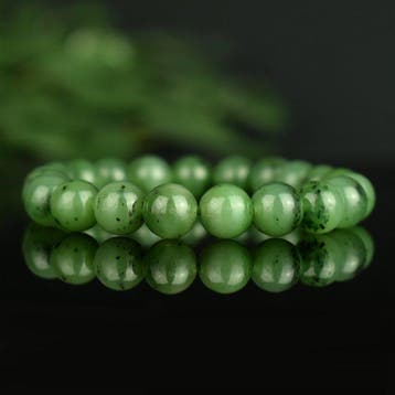 Echte natuurlijke nephrietjade - hoge kwaliteit- 28.8 g