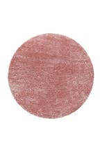 Rond Shaggy Vloerkleed | Brilliant | Rosé | 200x200 cm, Huis en Inrichting, Stoffering | Tapijten en Kleden, Verzenden, Nieuw