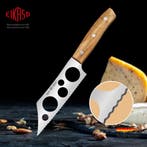 Eikaso Solingen Kaasmes 15 cm – RVS met cirkelvormige uit., Ophalen of Verzenden, Nieuw, Rvs of Chroom, Los bestek