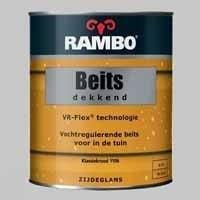 Rambo Beits Dekkend Ivoorwit 1101 Zijdeglans - 0,75 Liter, Verzenden, Nieuw