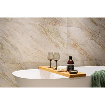 Del Conca Premiere Vloertegel - 60x120 cm - Hoogglans Beige, Ophalen of Verzenden, Nieuw