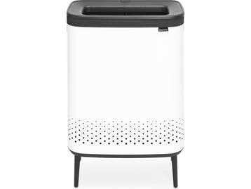 Brabantia Bo Hi Wasmand - 2 x 45 l - 2 Vakken - White (2, Huis en Inrichting, Verzenden, Zo goed als nieuw