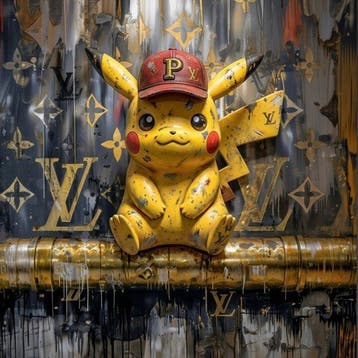FRIDA (1982) - Pop Art Luxury XXL - PIKACHU in Louis, Nieuw